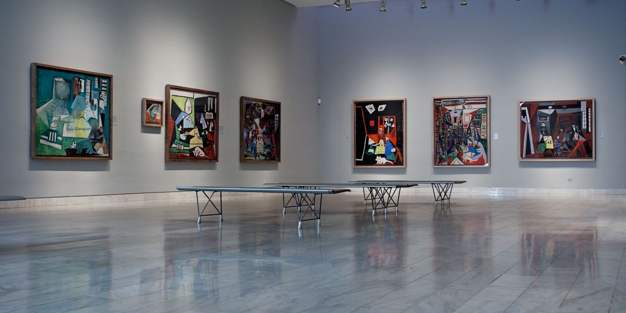 Image of the Picasso Museum from the inside